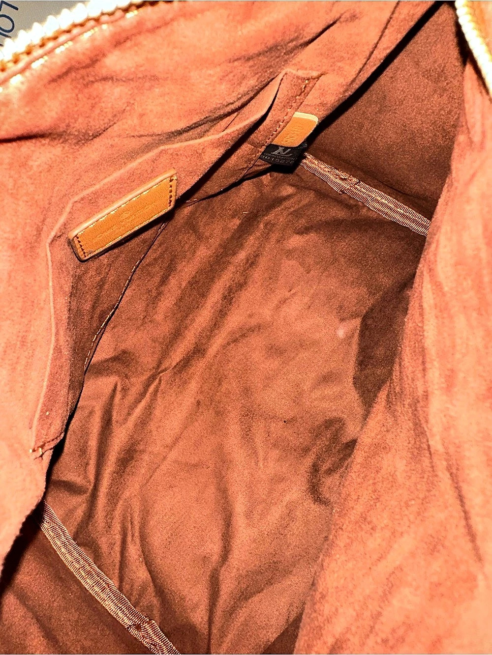 Louis Vuitton Speedy Bandoulière 30 Suede Brown Bag - Picture 7 of 7